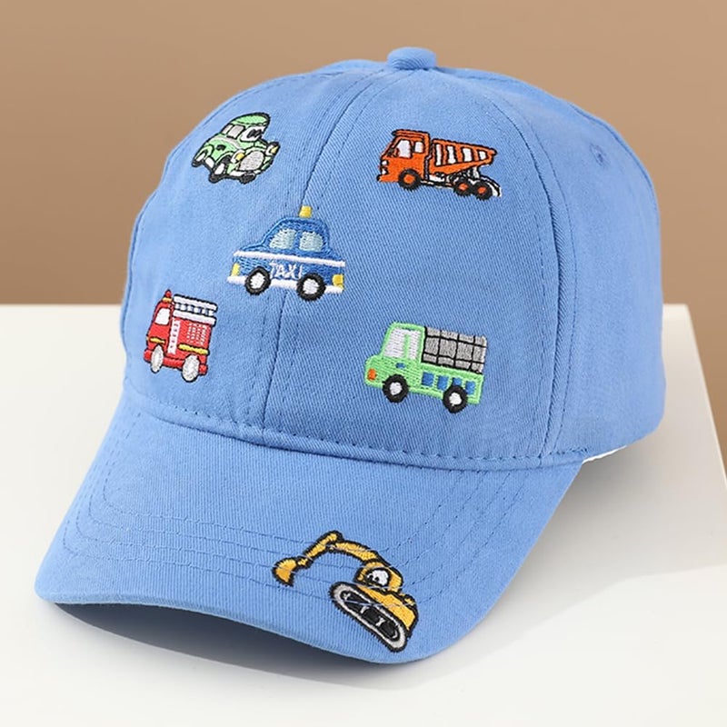 EDCYF Kids Boys Girls Embroidered Baseball Caps Baby Sun hat Toddler Dinosaur Trucker Hats Summer Hats（3-8years - Image 4
